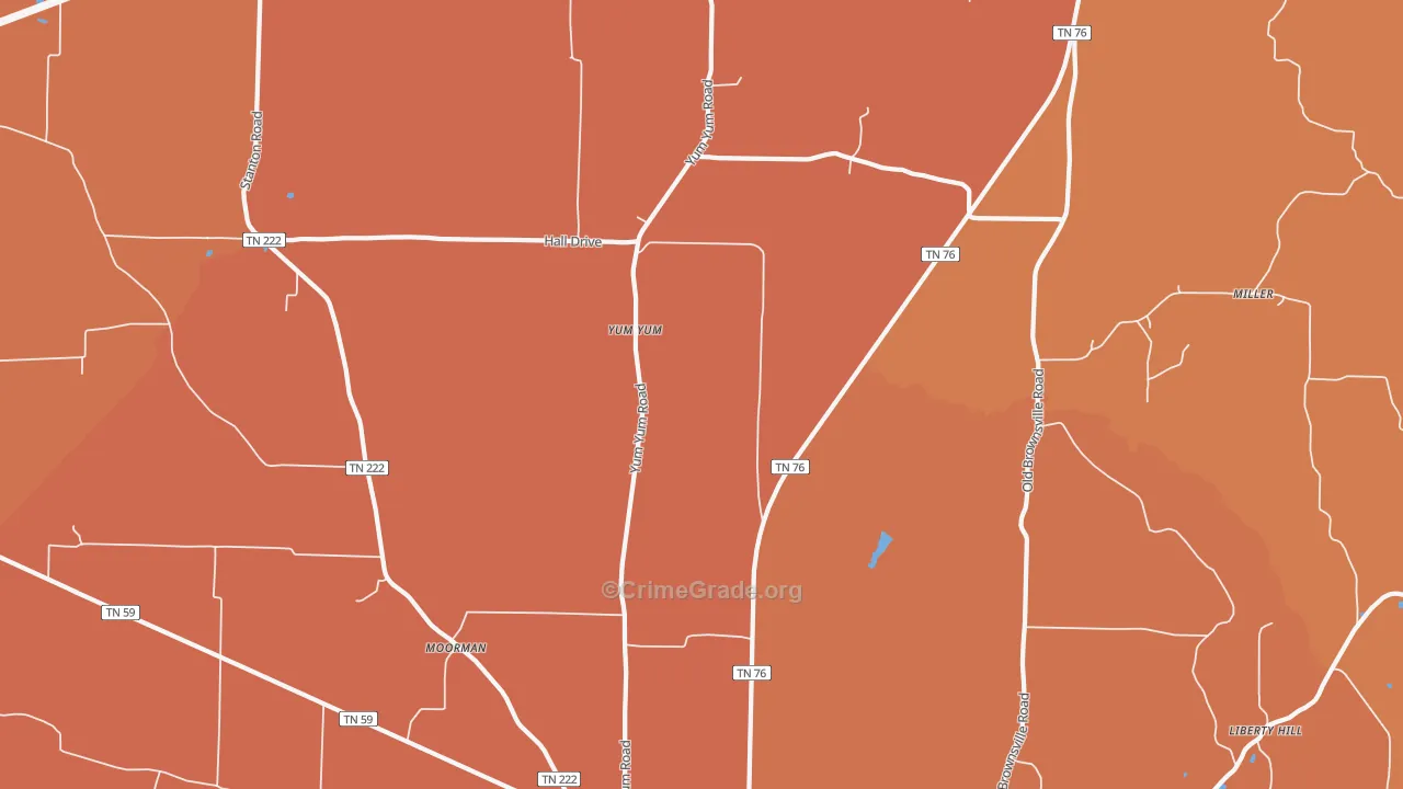 Yum Yum, TN Map of Assault Rates