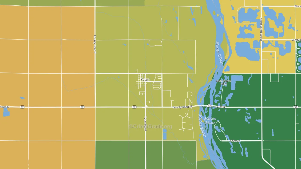 Yutan, NE Map of Assault Rates