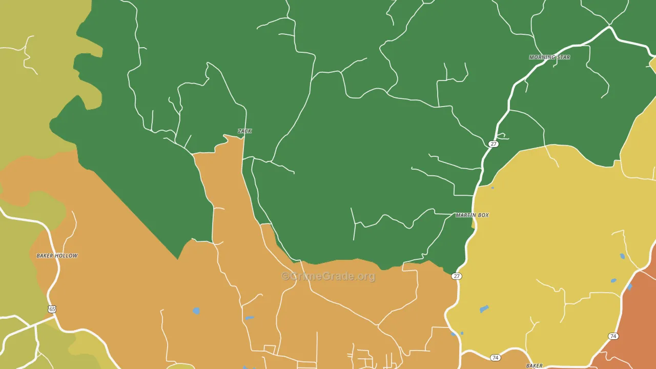 Zack, AR Map of Assault Rates