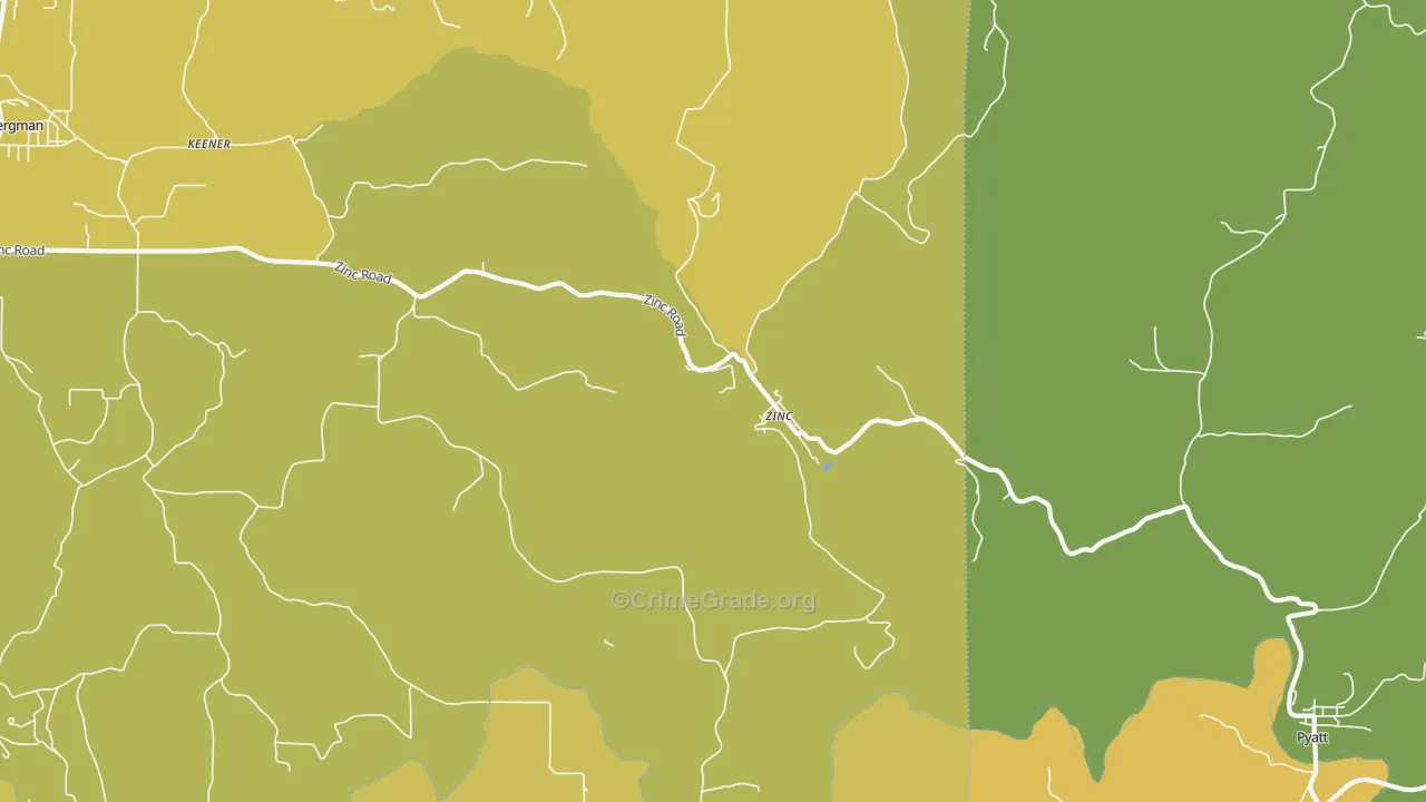 Zinc, AR Map of Assault Rates