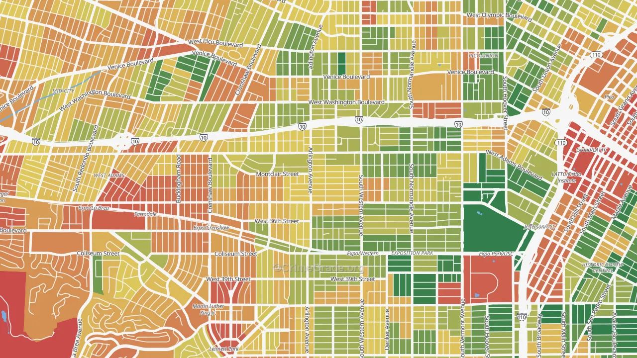 Rates and Maps | CrimeGrade.org