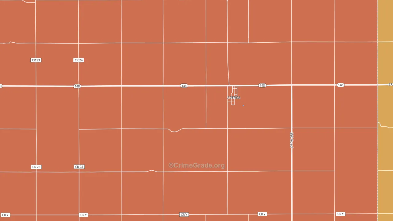 Agenda, KS Map of Burglary Rates