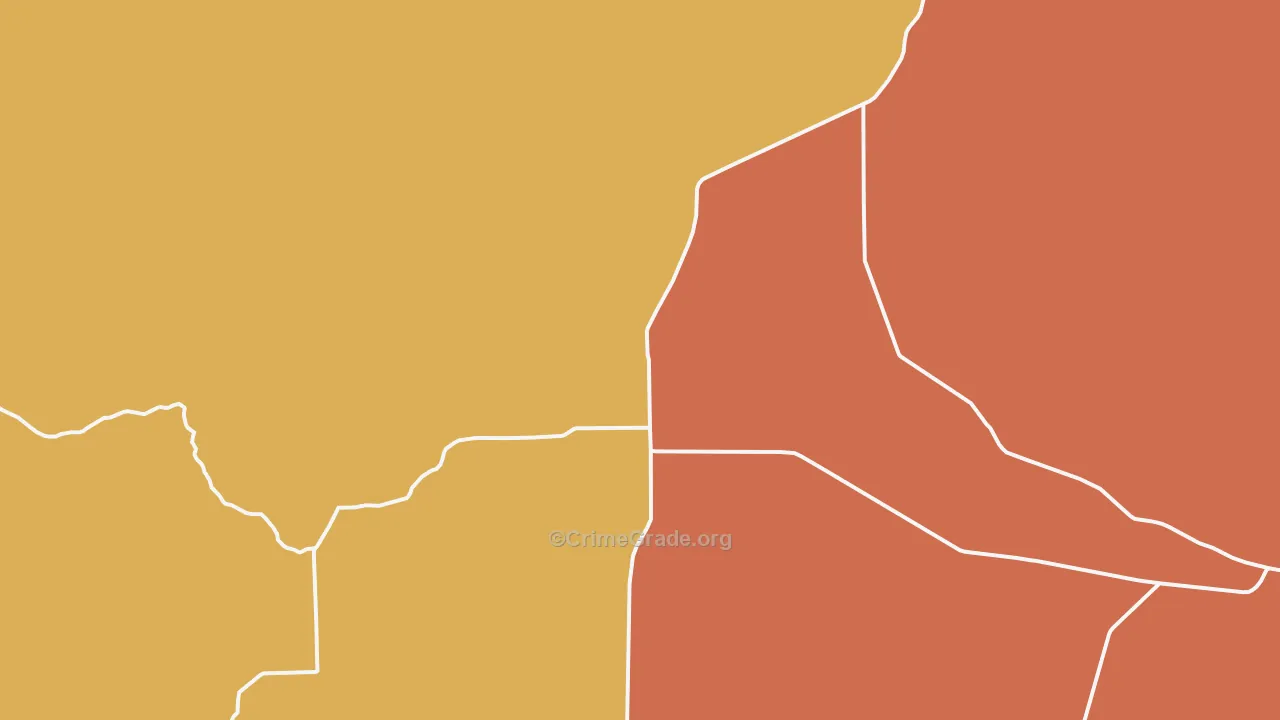 Almo, ID Map of Burglary Rates