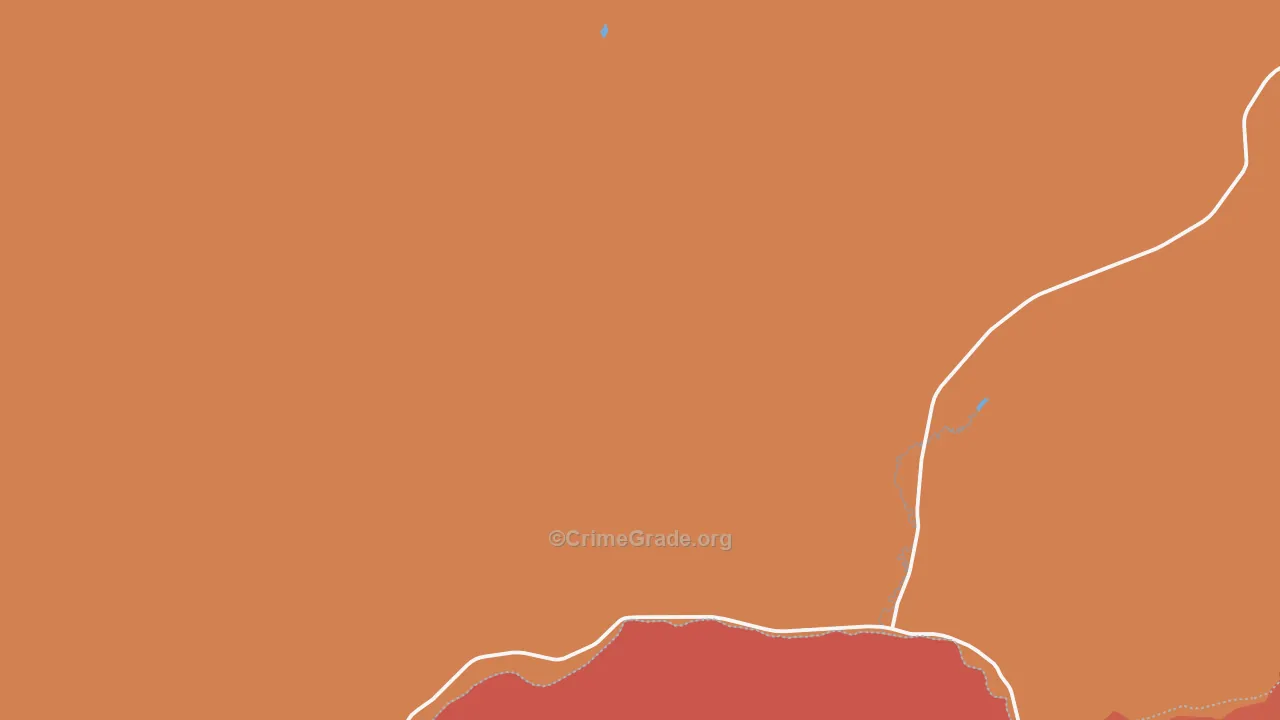 Anaconda-Deer Lodge County, MT Map of Burglary Rates