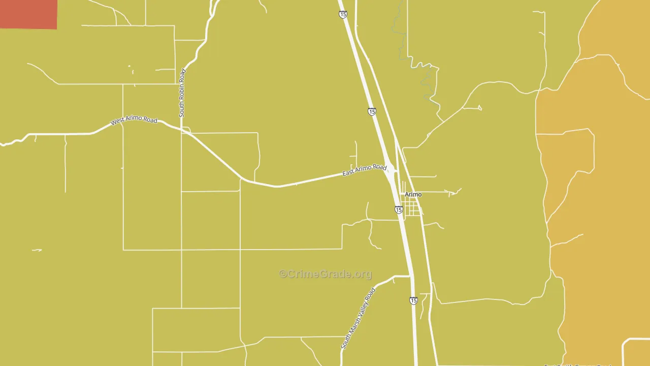 Arimo, ID Map of Burglary Rates