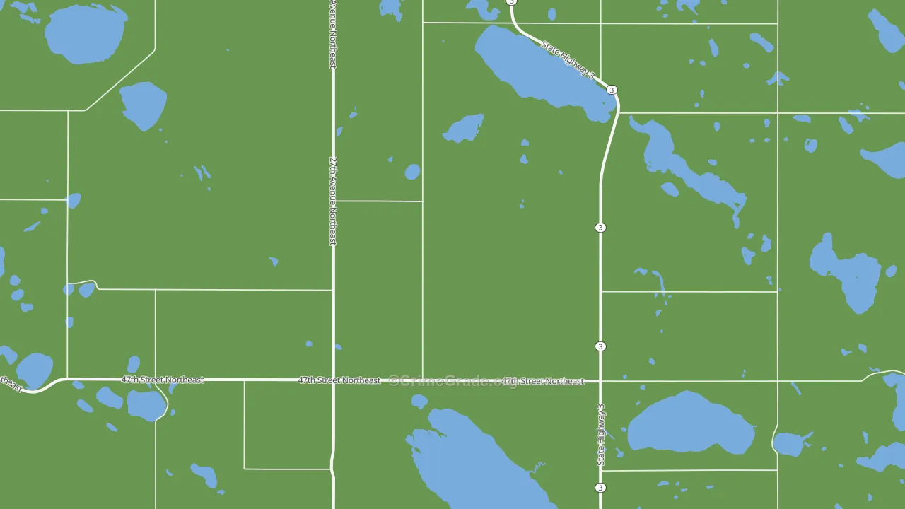 Balta, ND Map of Burglary Rates