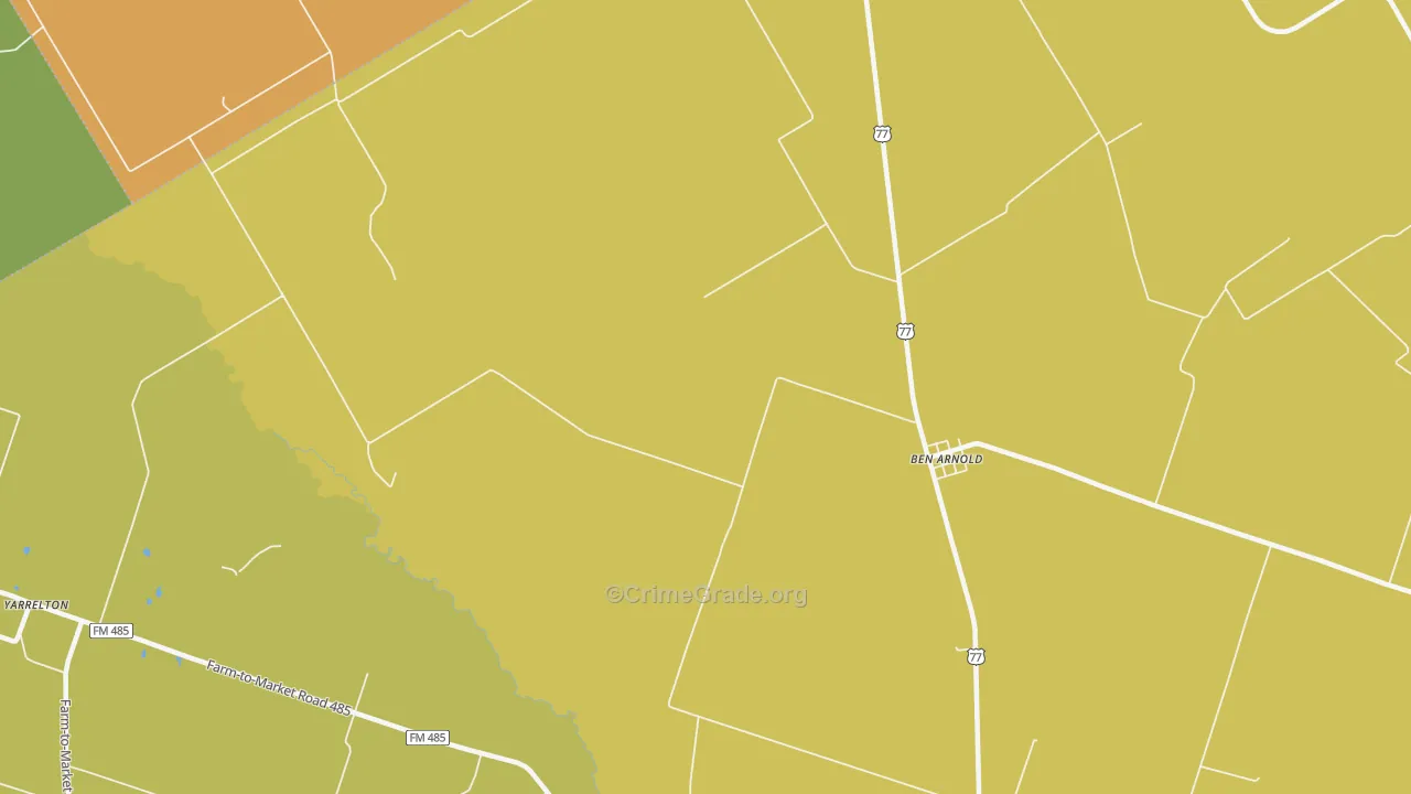 Ben Arnold, TX Map of Burglary Rates
