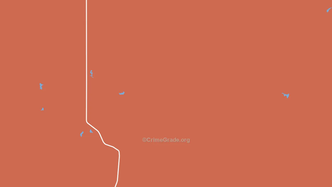 Bixby, SD Map of Burglary Rates
