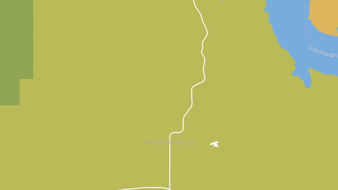 Bonesteel, SD Map of Burglary Rates