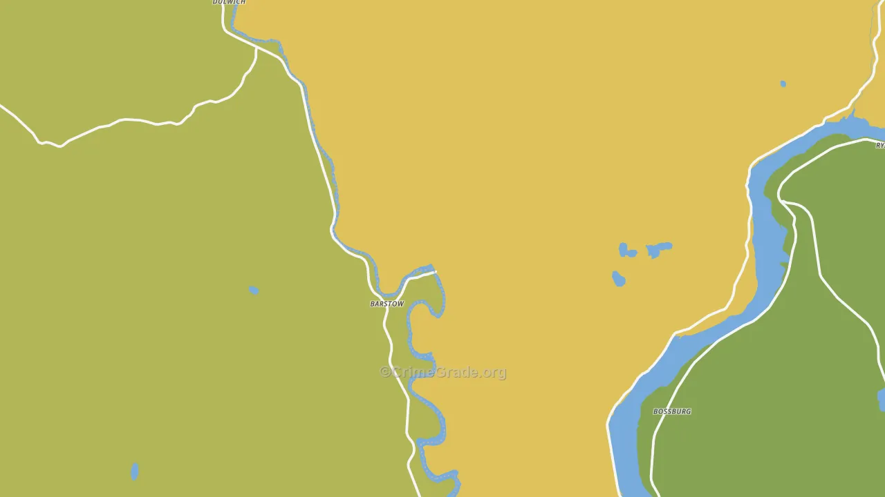Boyds, WA Map of Burglary Rates