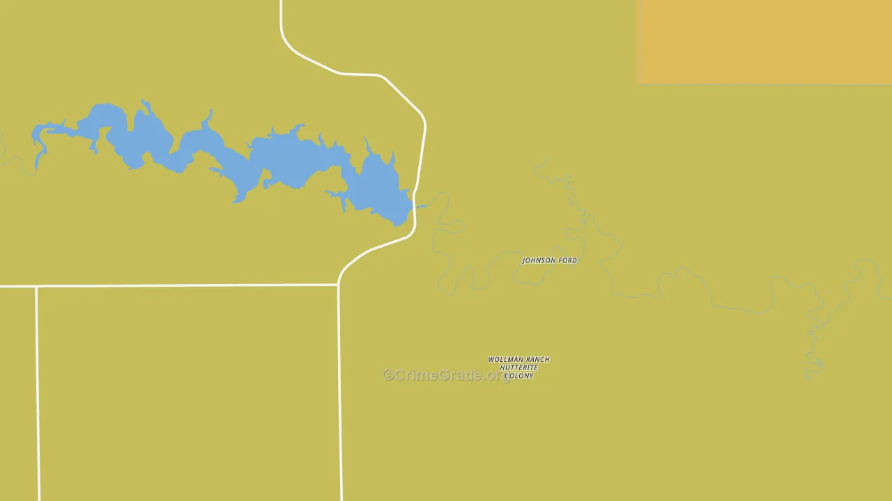 Buckskin, ND Map of Burglary Rates
