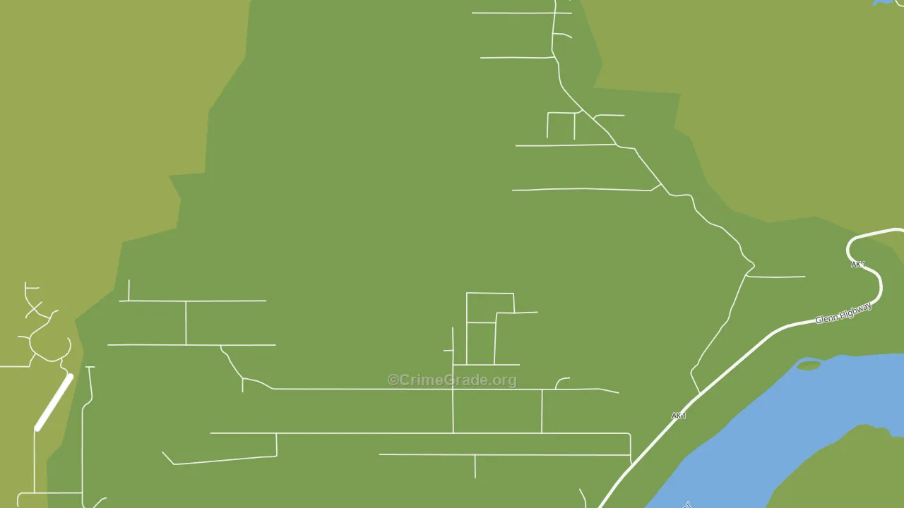 Buffalo Soapstone, AK Map of Burglary Rates
