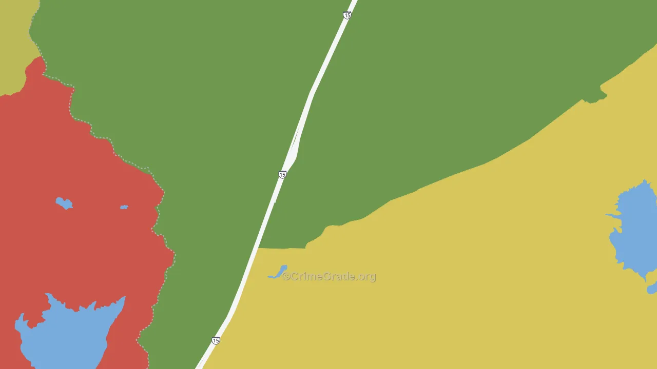Butte-Silver Bow, MT Map of Burglary Rates