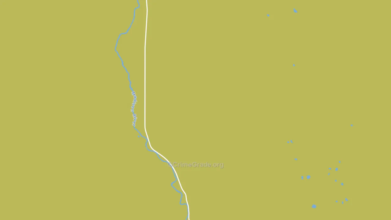 Cameron, MT Map of Burglary Rates