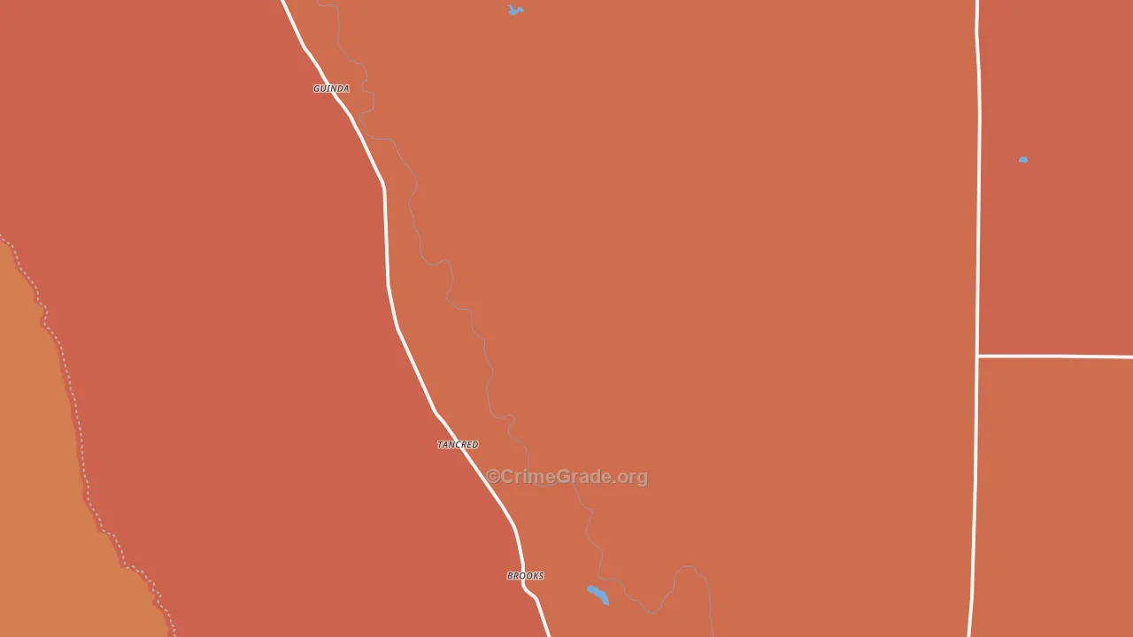 Capay, CA Map of Burglary Rates