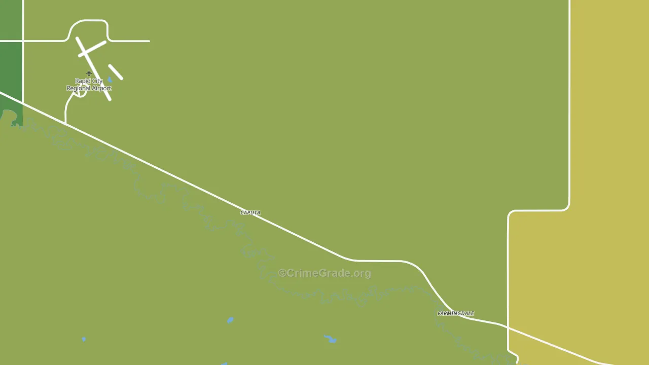 Caputa, SD Map of Burglary Rates