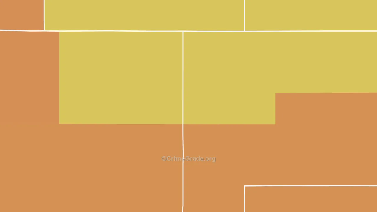 Cathay, ND Map of Burglary Rates