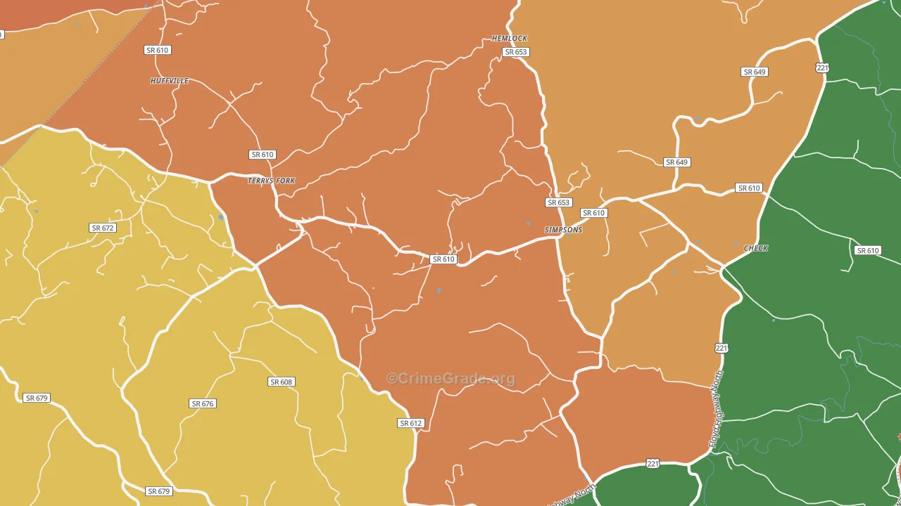 Check, VA Map of Burglary Rates