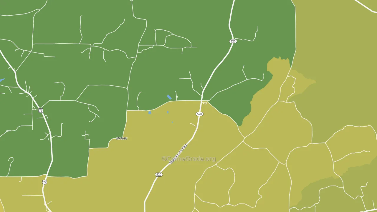Colquitt, LA Map of Burglary Rates
