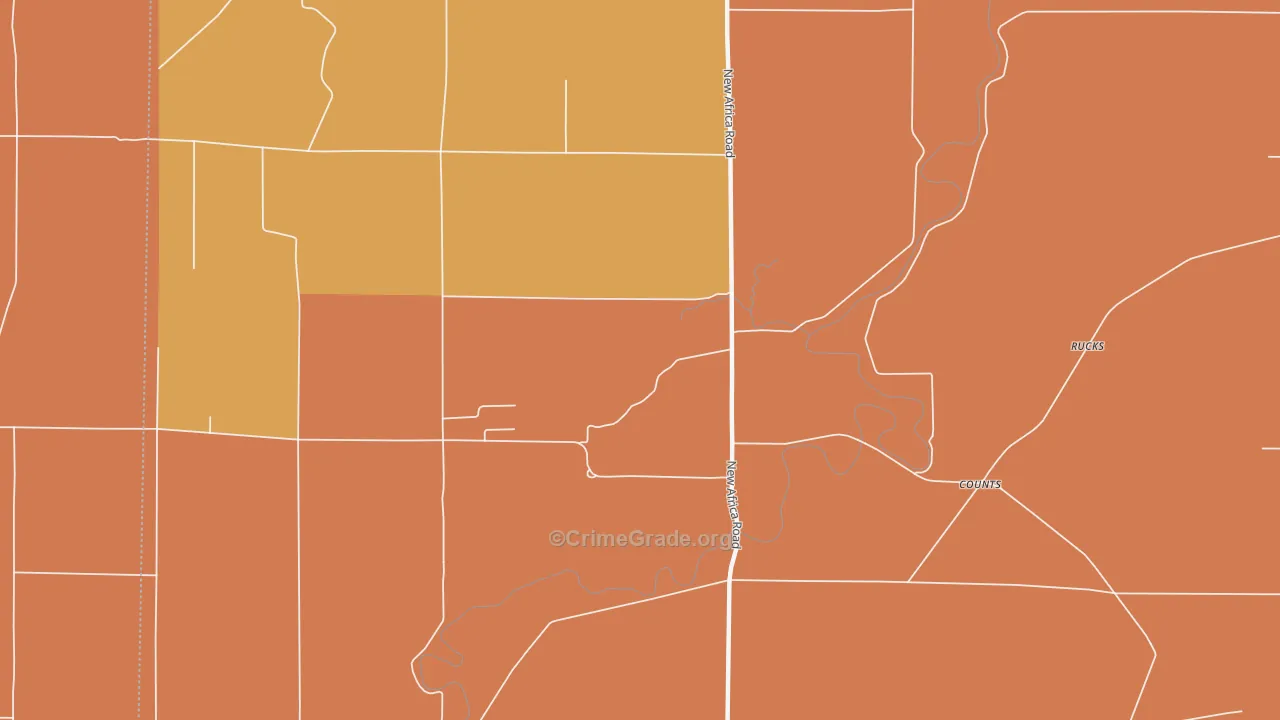 Counts, MS Map of Burglary Rates