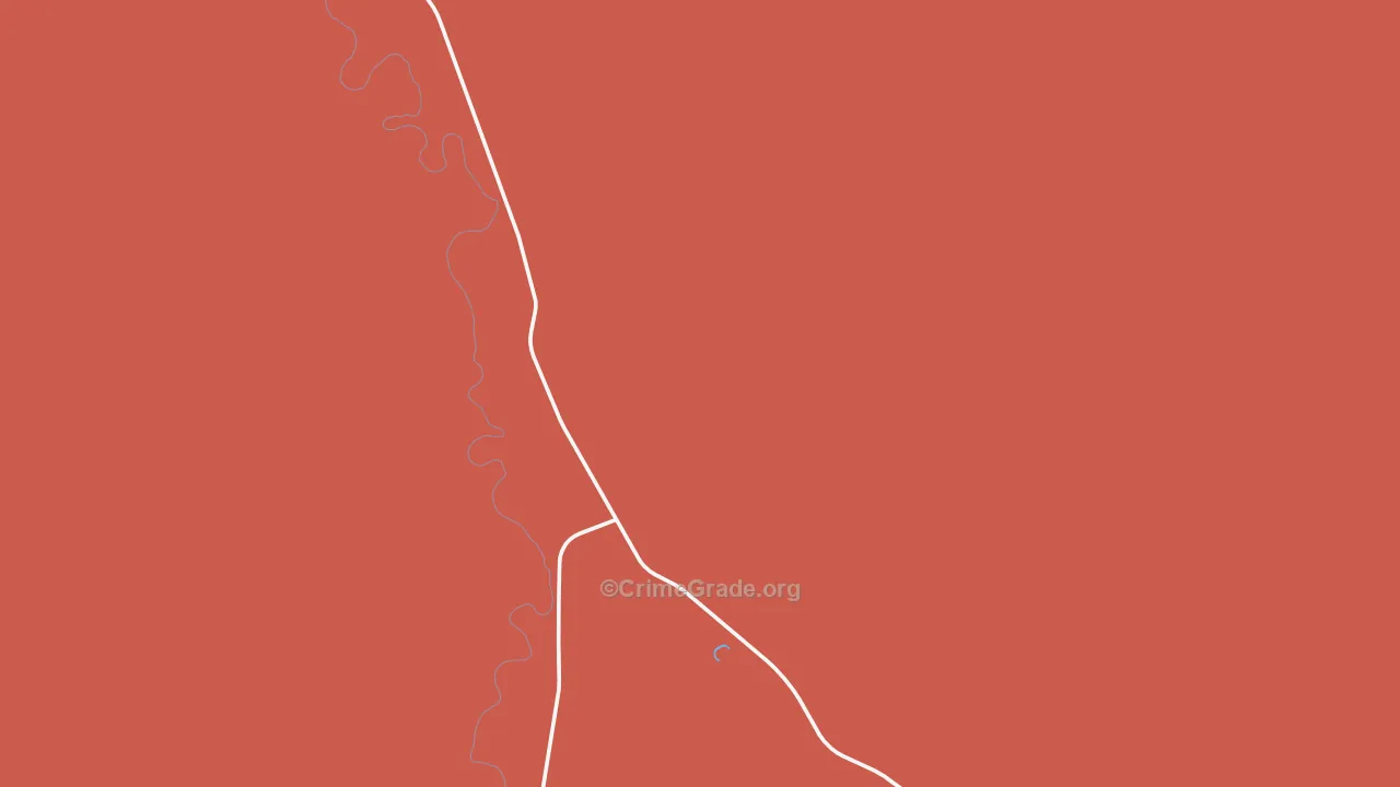 Crow Rock, MT Map of Burglary Rates