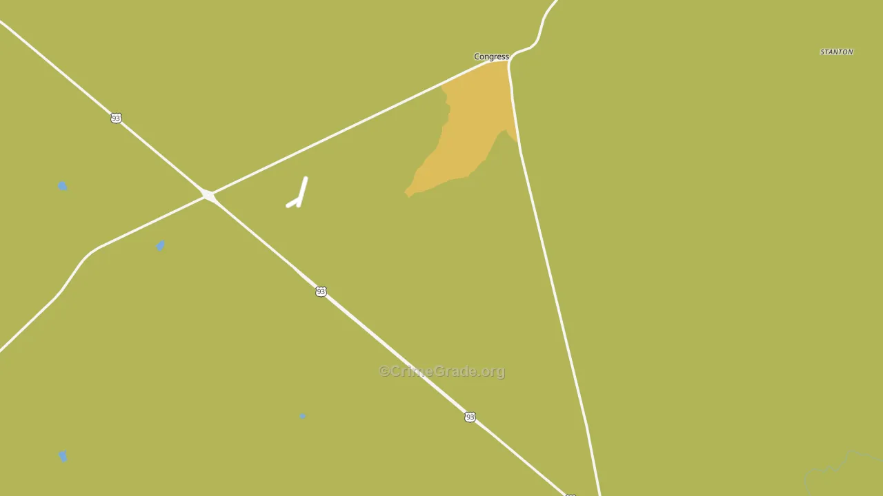 Date, AZ Map of Burglary Rates