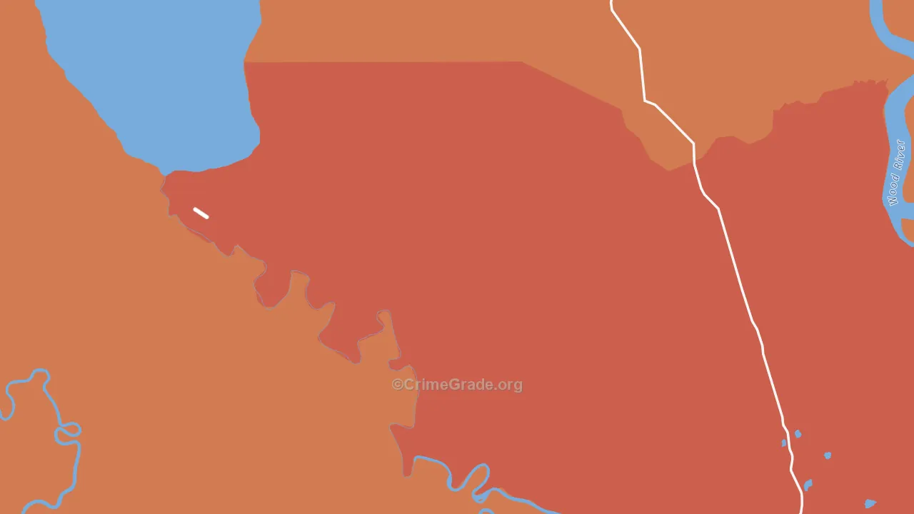 Dillingham Census Area, AK Map of Burglary Rates
