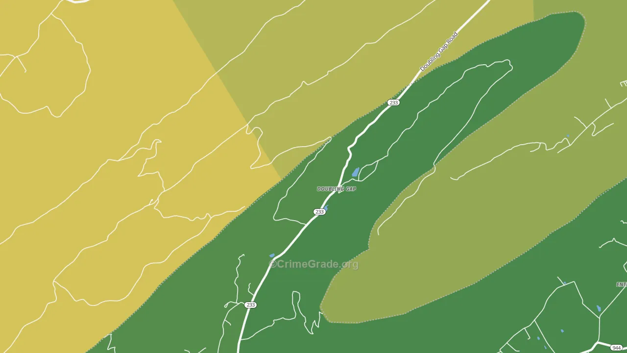 Doubling Gap, PA Map of Burglary Rates
