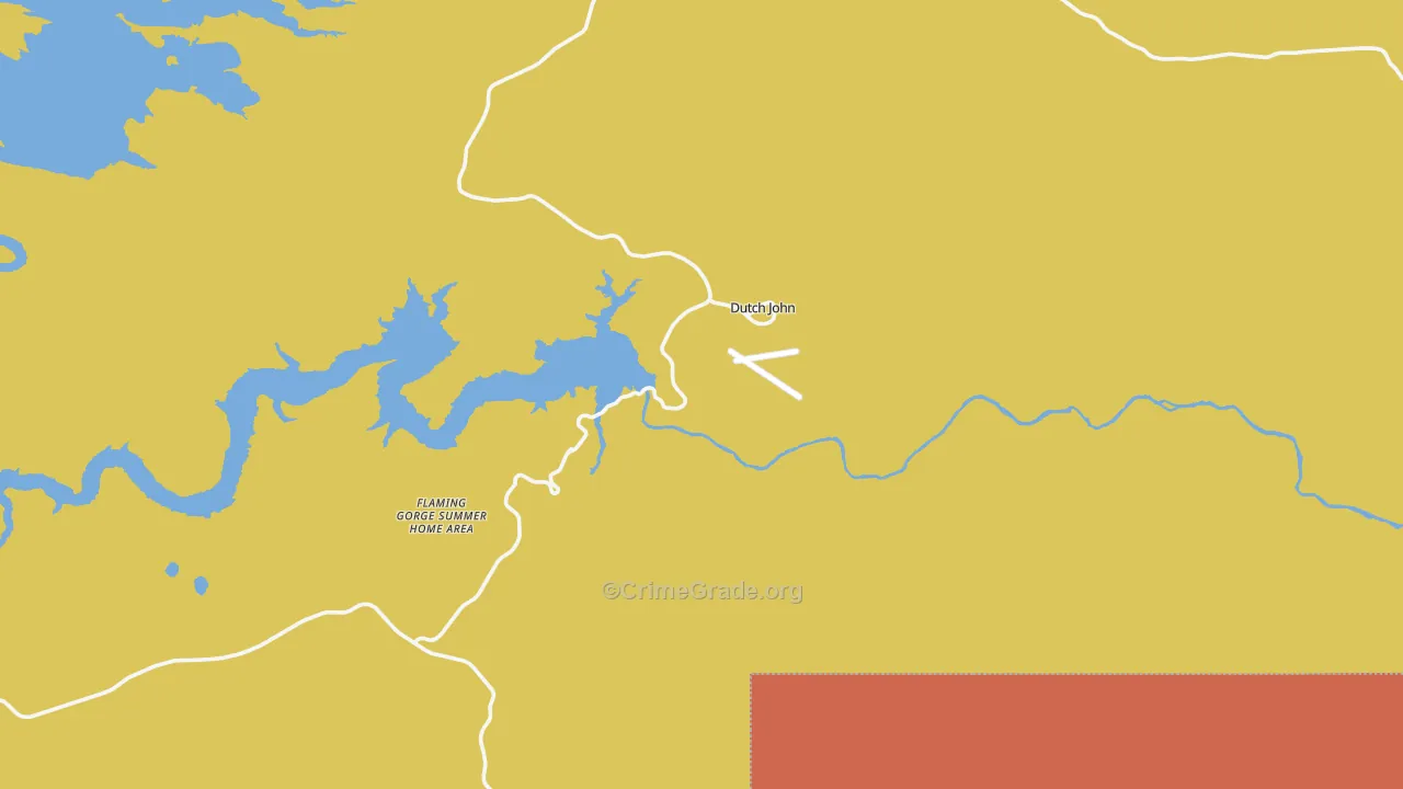 Dutch John, UT Map of Burglary Rates