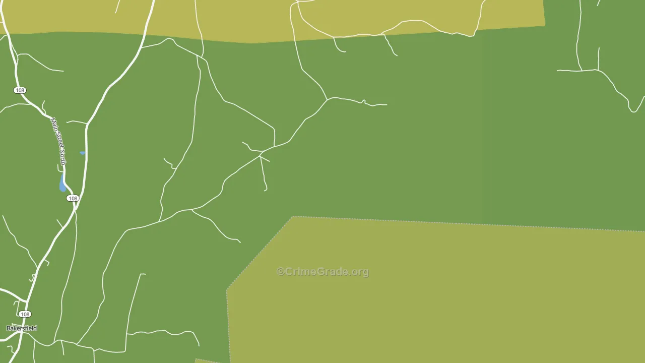 East Enosburg, VT Map of Burglary Rates