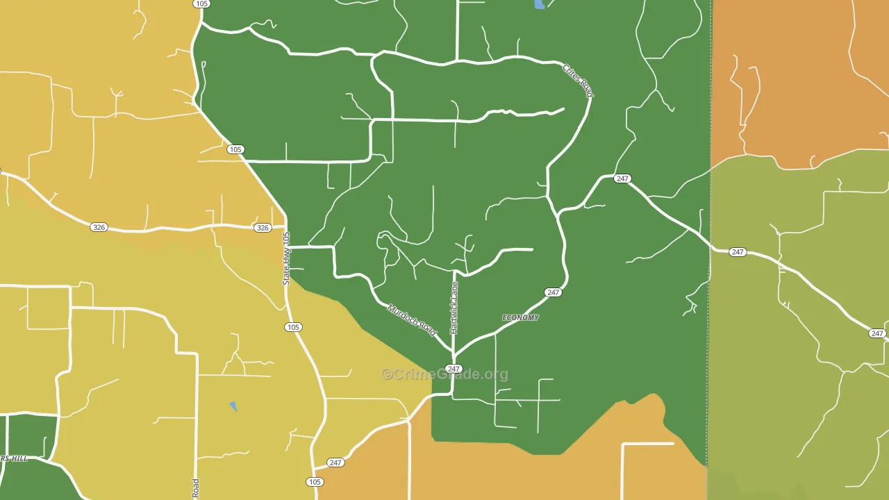 Economy, AR Map of Burglary Rates