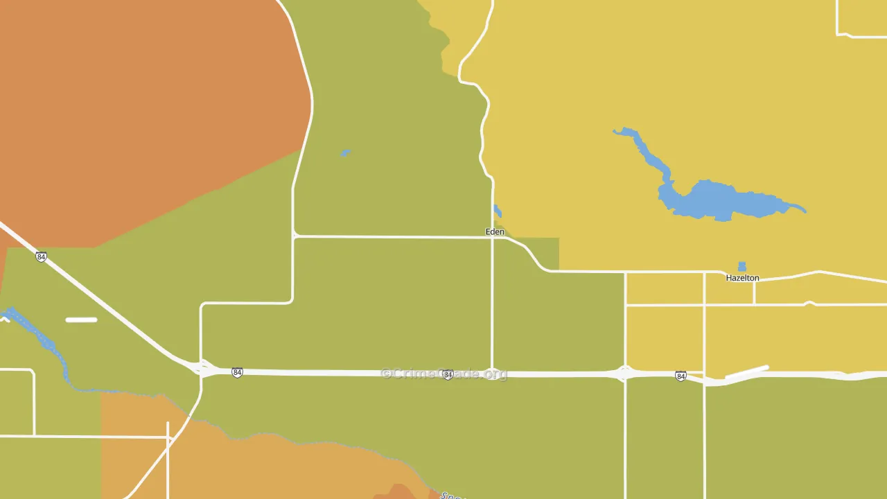 Eden, ID Map of Burglary Rates