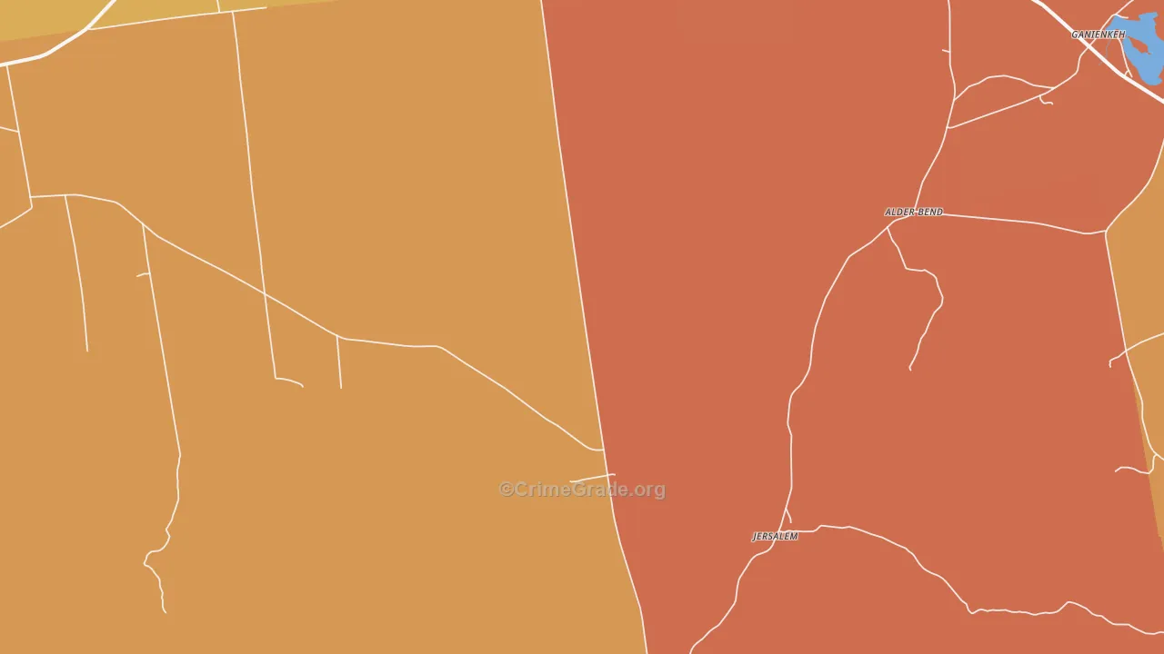 Ellenburg Depot, NY Map of Burglary Rates