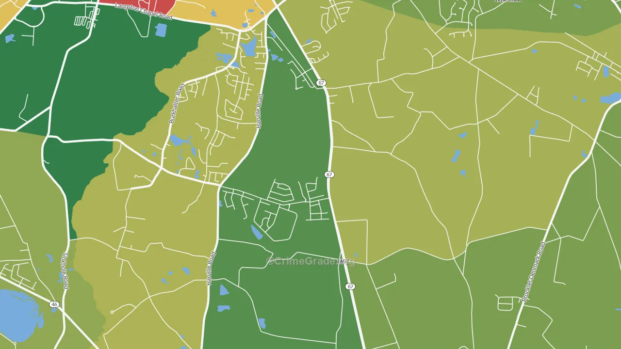 Emit, GA Map of Burglary Rates