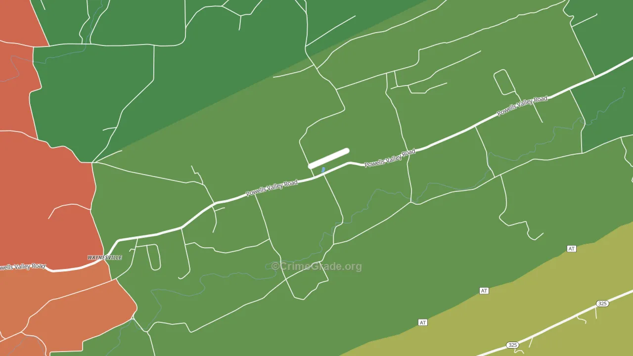 Enterline, PA Map of Burglary Rates