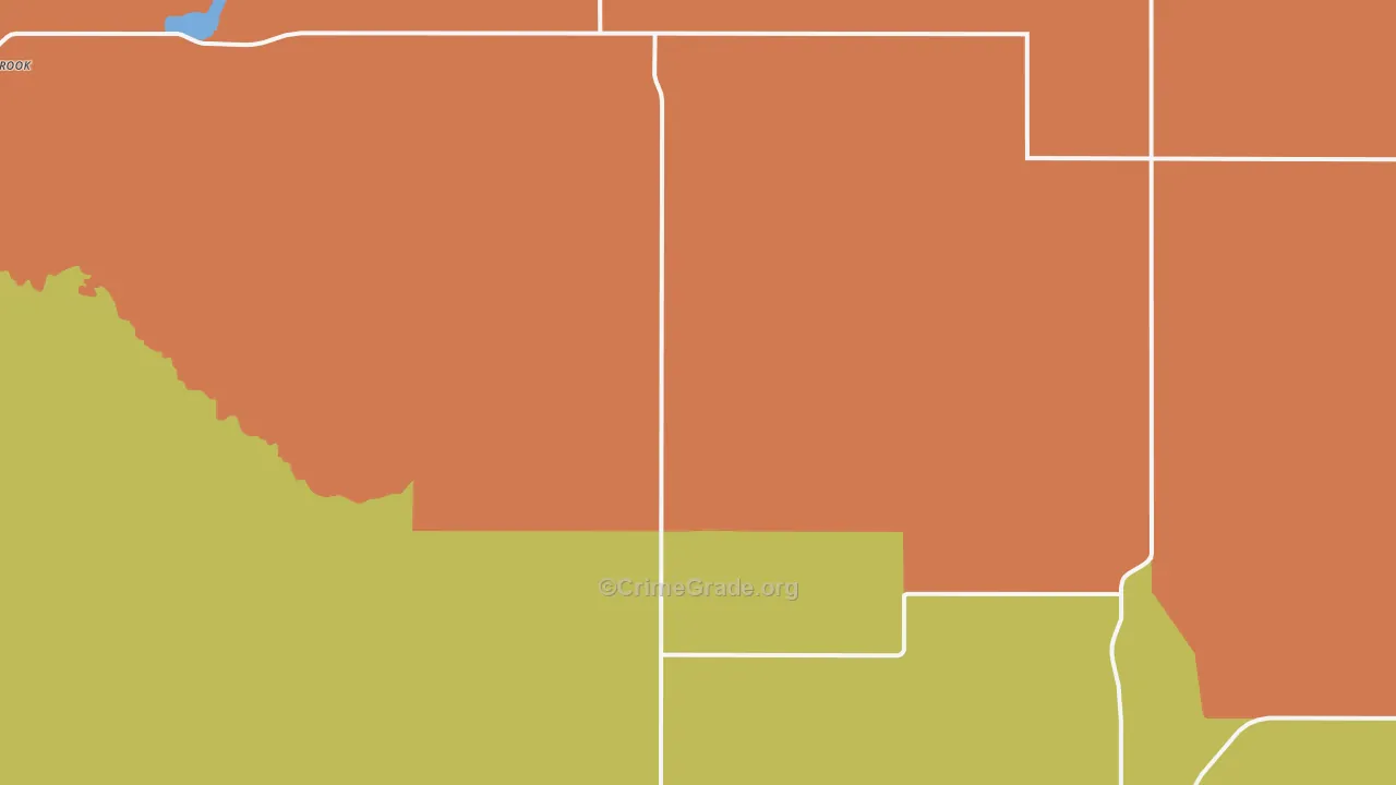 Epping, ND Map of Burglary Rates
