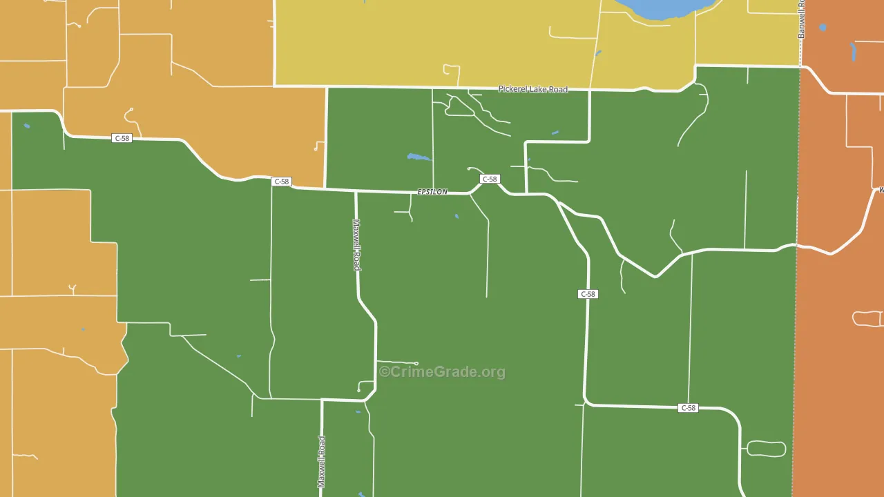 Epsilon, MI Map of Burglary Rates