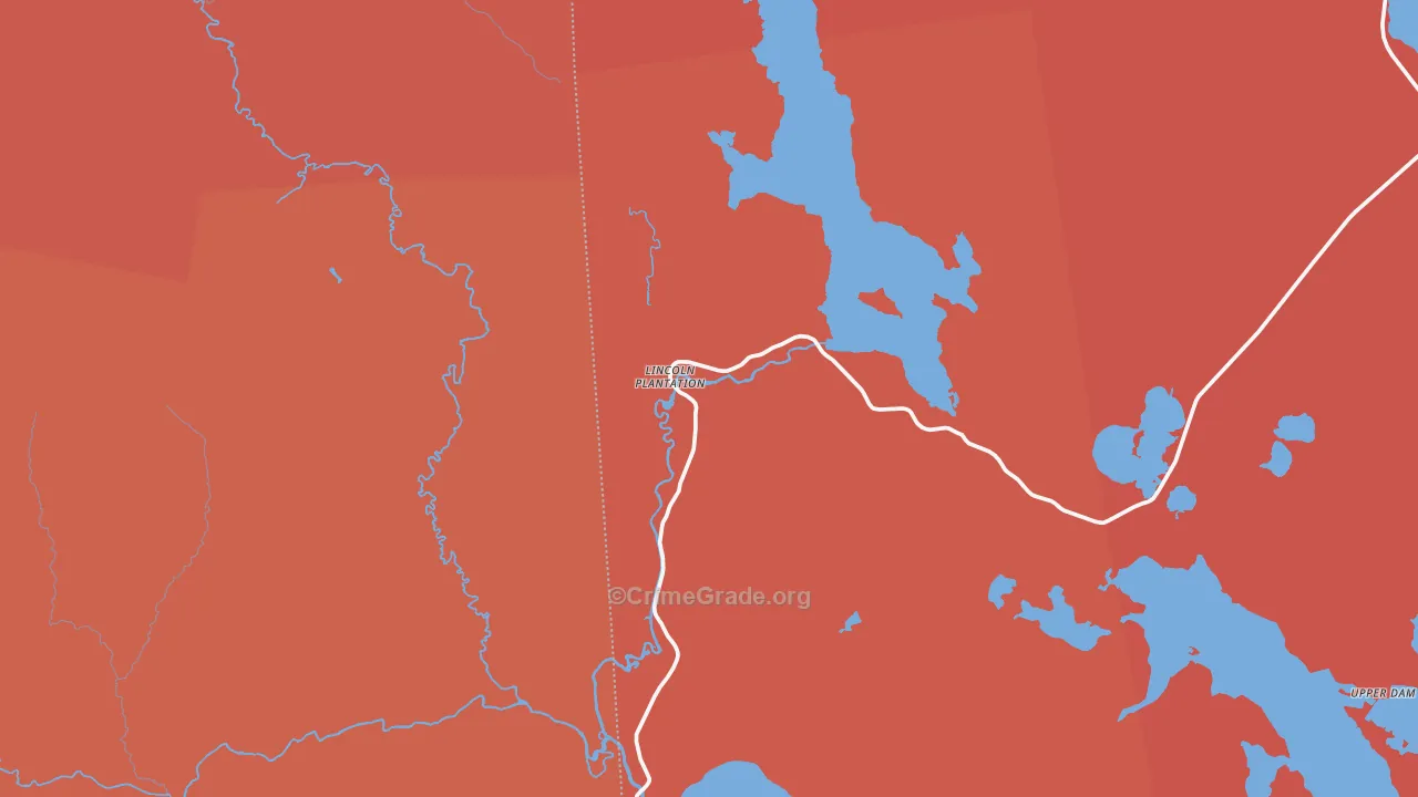 Errol, ME Map of Burglary Rates