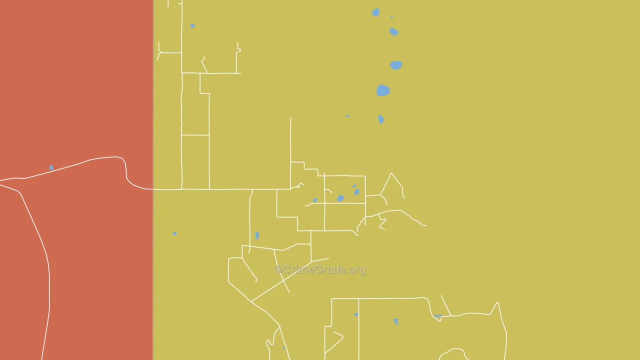 Escudilla Bonita, NM Map of Burglary Rates