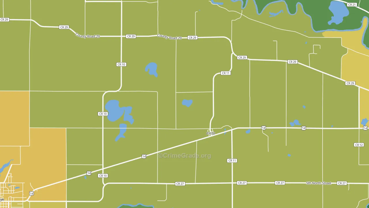 Essig, MN Map of Burglary Rates