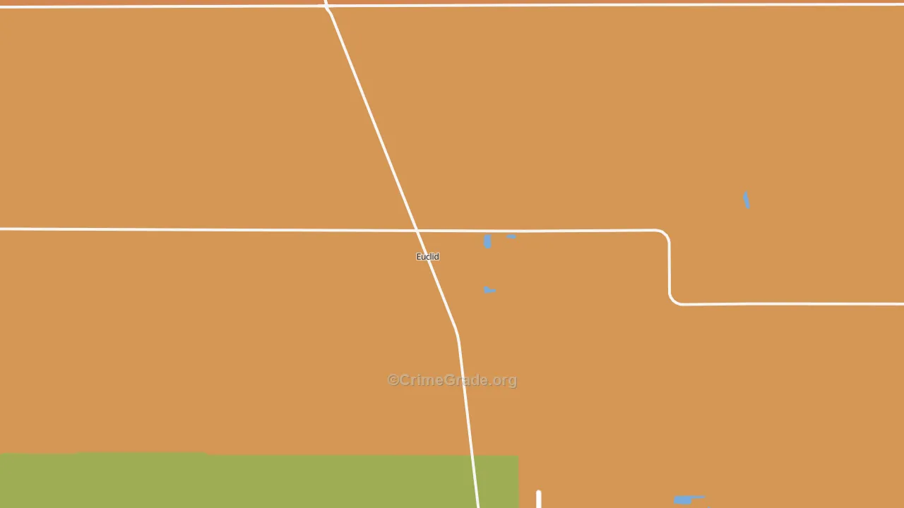 Euclid, MN Map of Burglary Rates