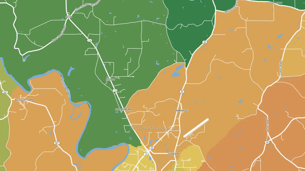 Expose, MS Map of Burglary Rates