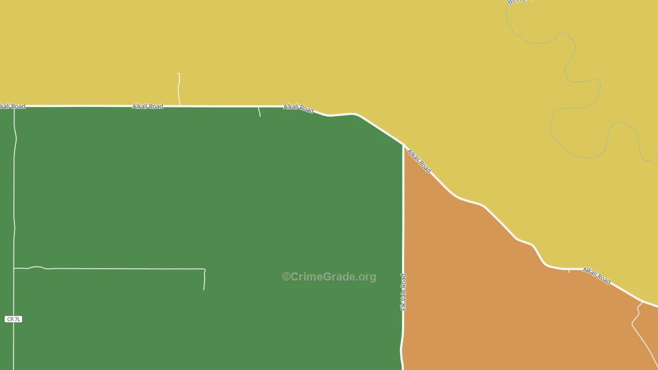 Fairpoint, SD Map of Burglary Rates
