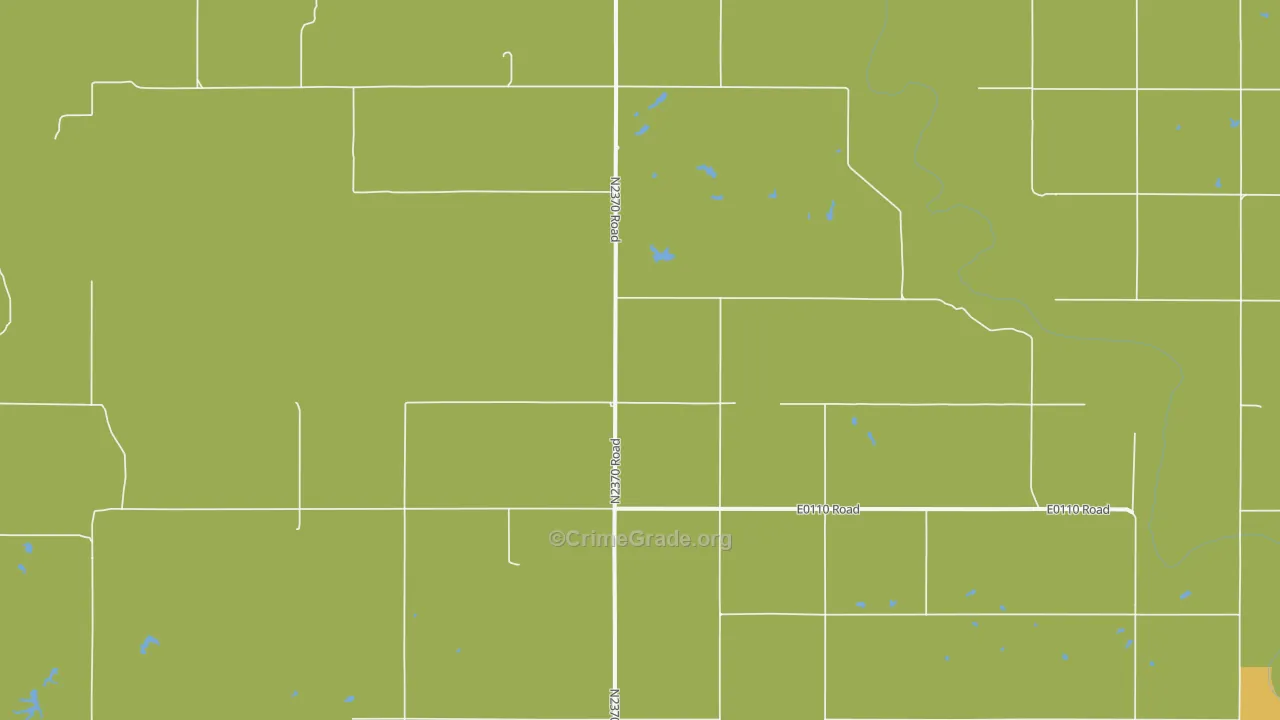 Fairvalley, OK Map of Burglary Rates