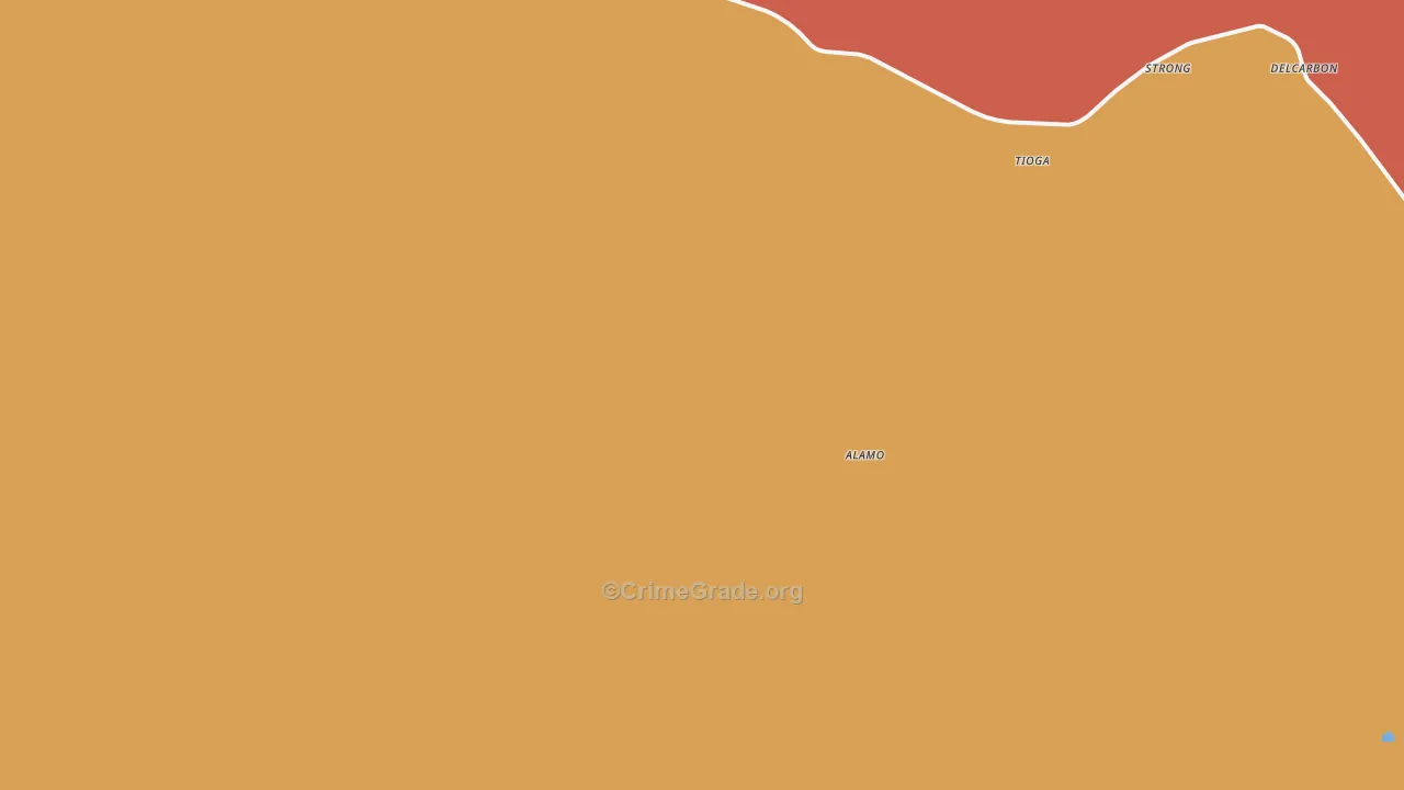 Farisita, CO Map of Burglary Rates