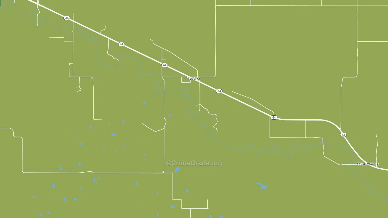 Farmingdale, SD Map of Burglary Rates