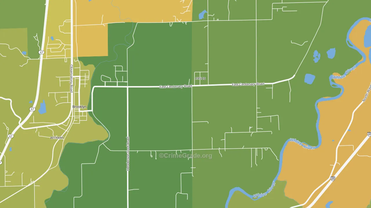 Fields, IN Map of Burglary Rates
