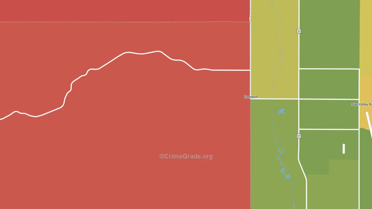 Freedom, ID Map of Burglary Rates