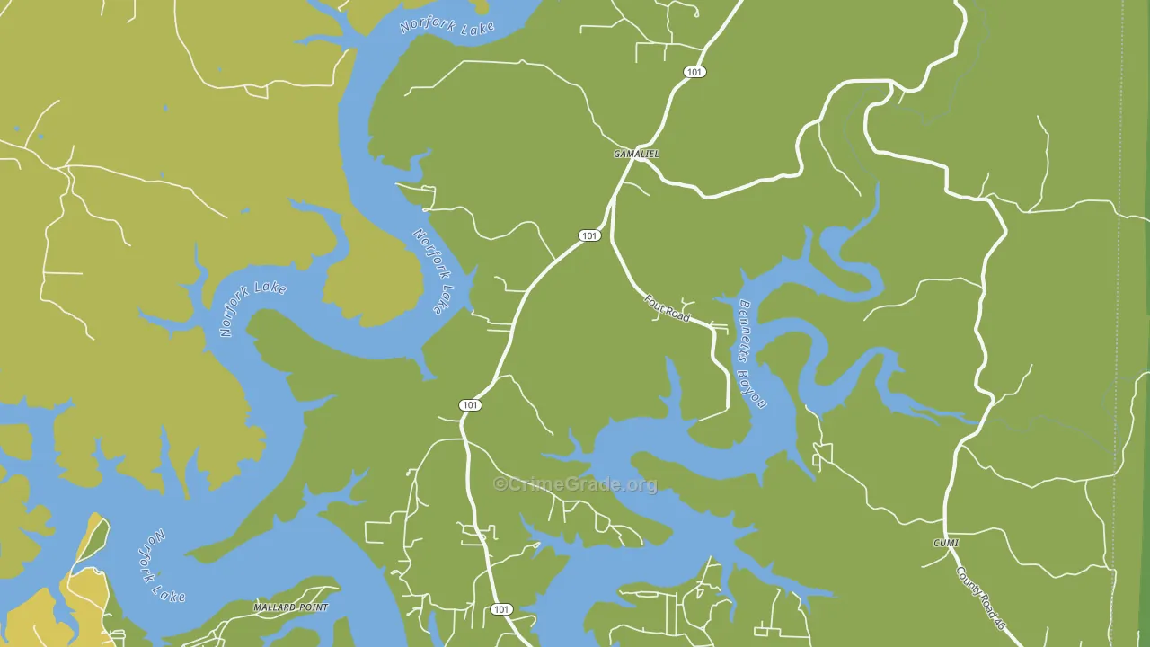 Gamaliel, AR Map of Burglary Rates