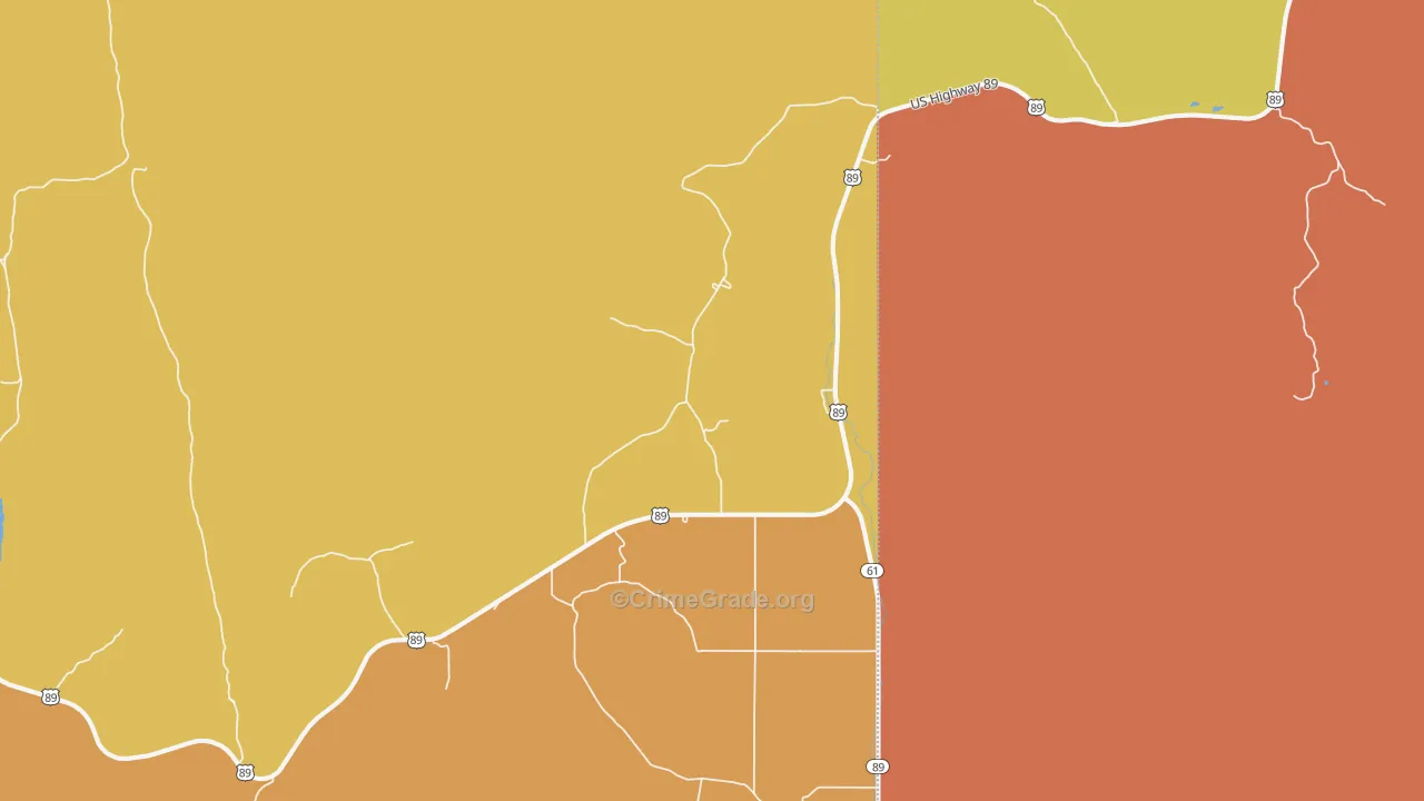 Geneva, ID Map of Burglary Rates